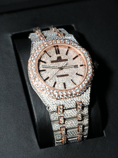 41mm Audemars Piguet Royal Oak - Fully Iced Everose
